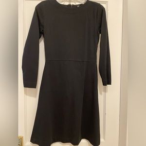 Jcrew black a-line dress